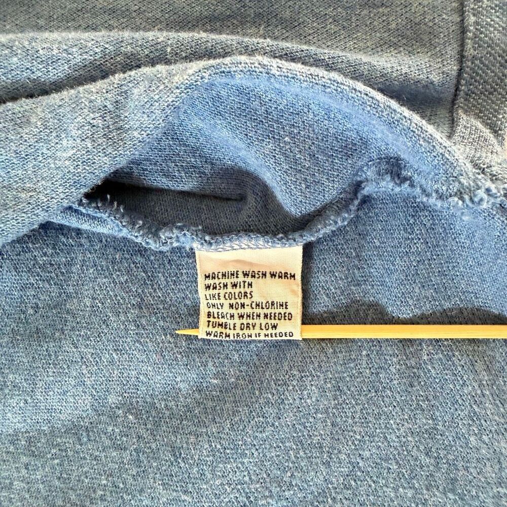 Polo by Ralph Lauren | Cotton Pique Polo Shirt | Blue | Men’s | XXL - Picture 7 of 11